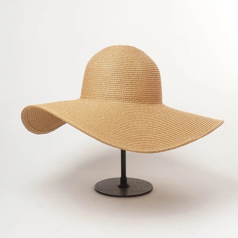 Floppy Straw Wide Brim Sun Hat