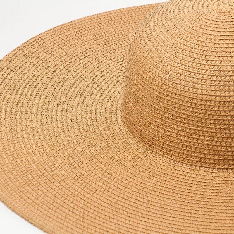 Floppy Straw Wide Brim Sun Hat