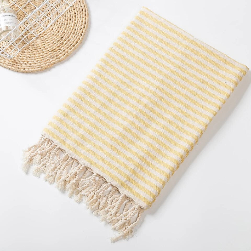 Striped Turkish beach towel