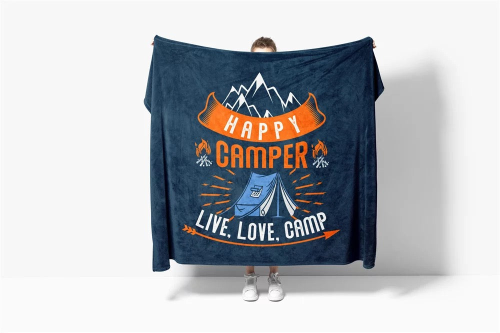Camping Fleece Blanket