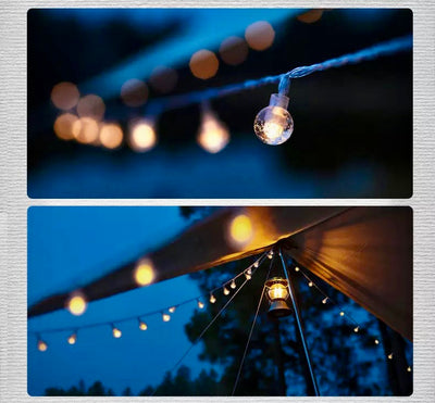 Party Outdoors LED Waterproof Solar Festoon Lights
