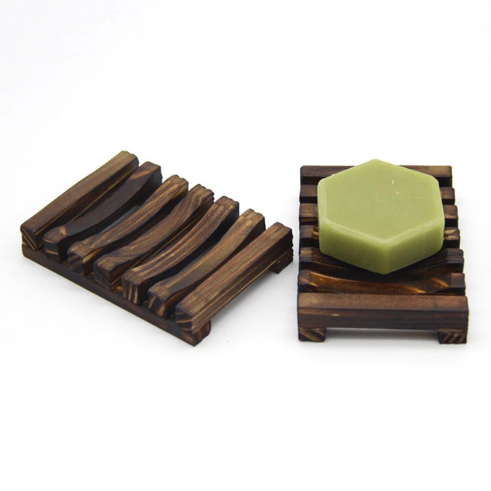 Natural Wooden Bamboo Soap Dish