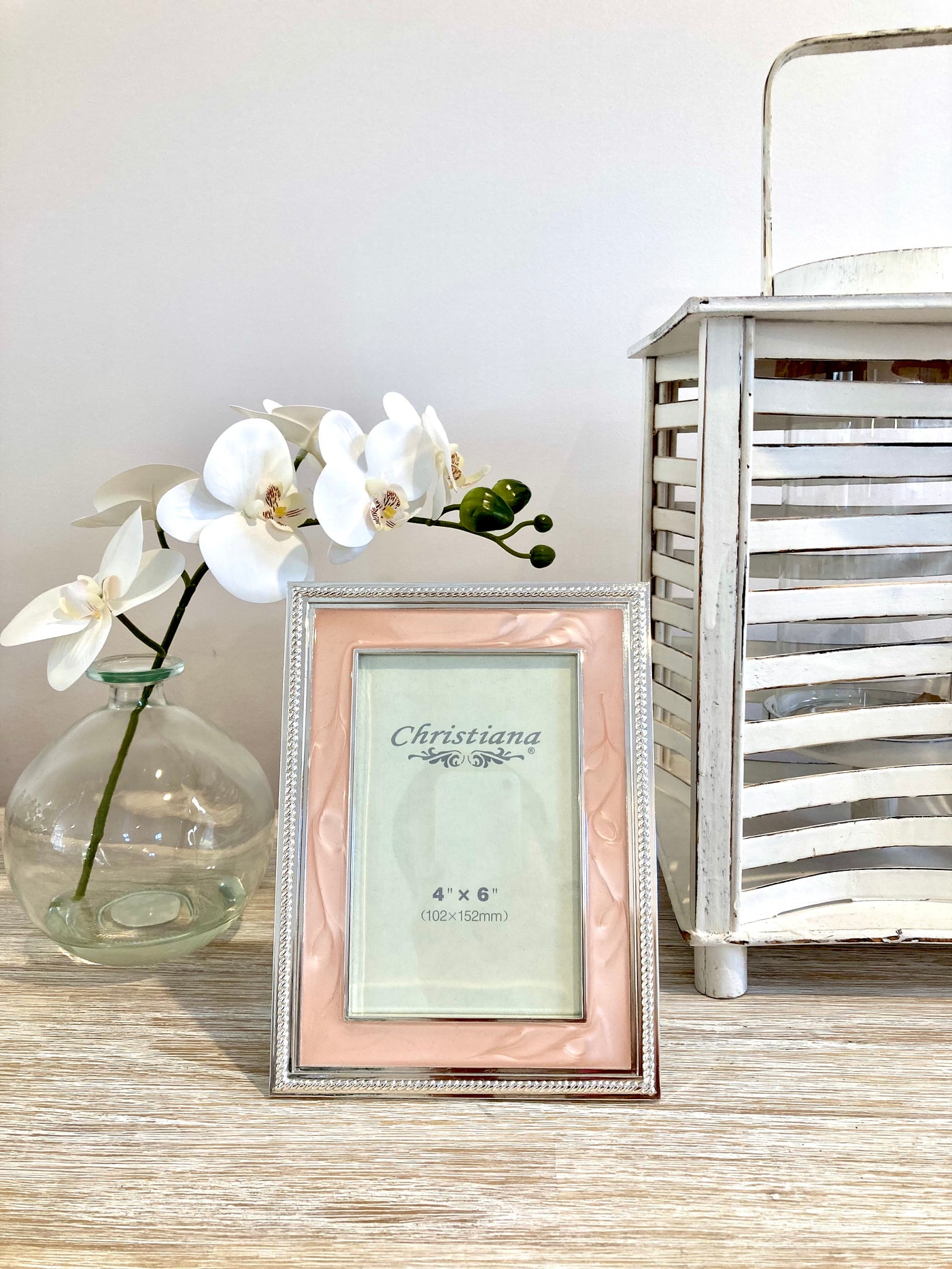 Heritage Pink and Silver Photo frame