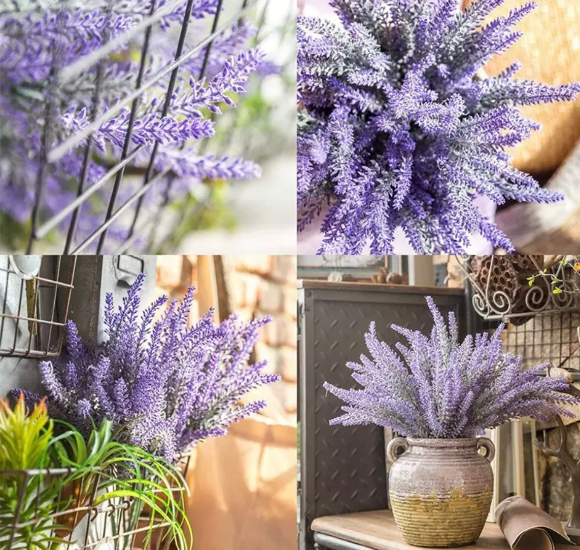 Artificial lavender flowers