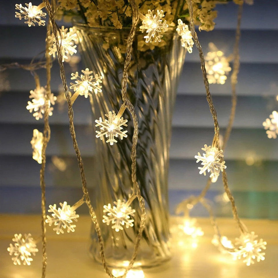 Snowflake LED Fairy Lights